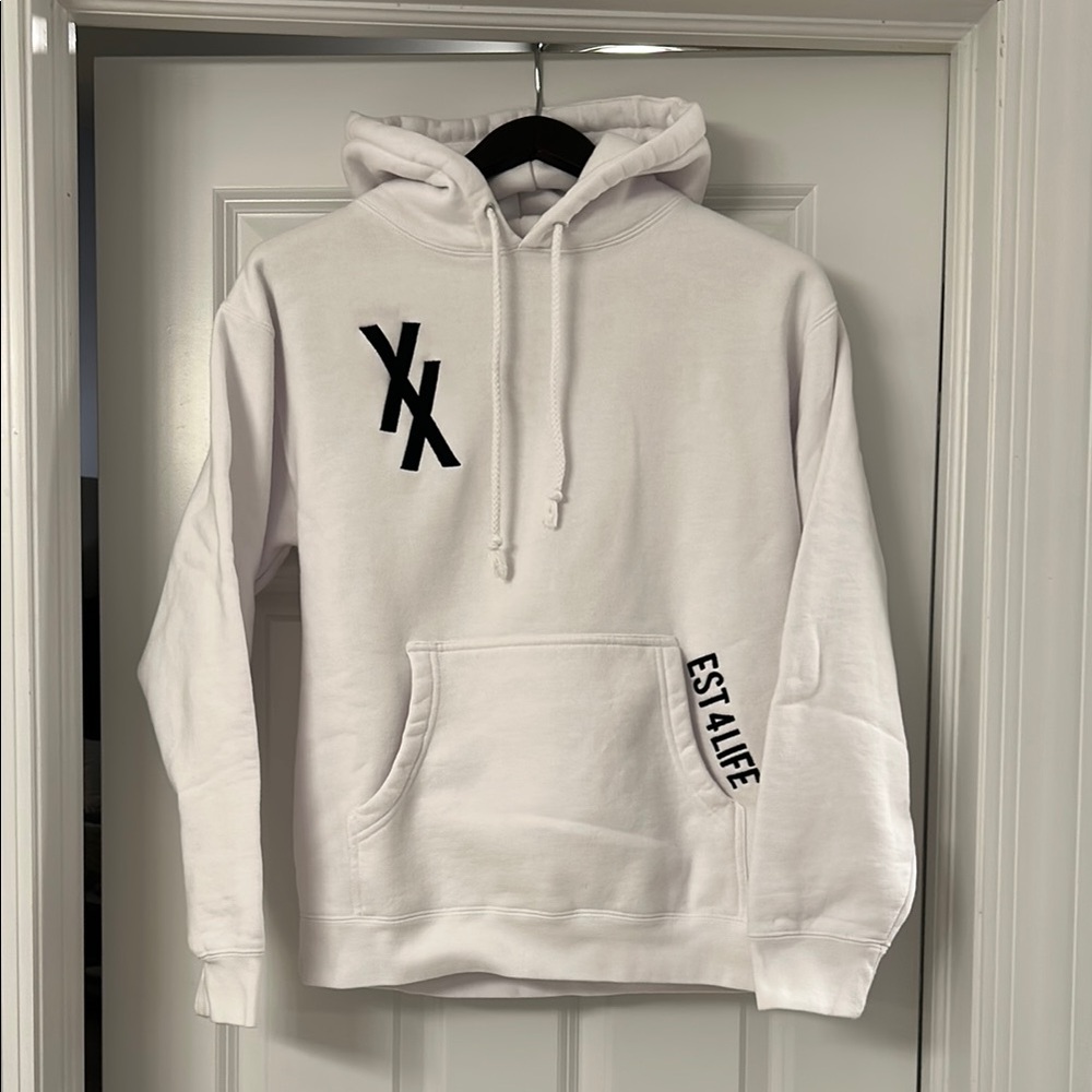 Machine Gun Kelly MGK EST4LIFE Hoodie White